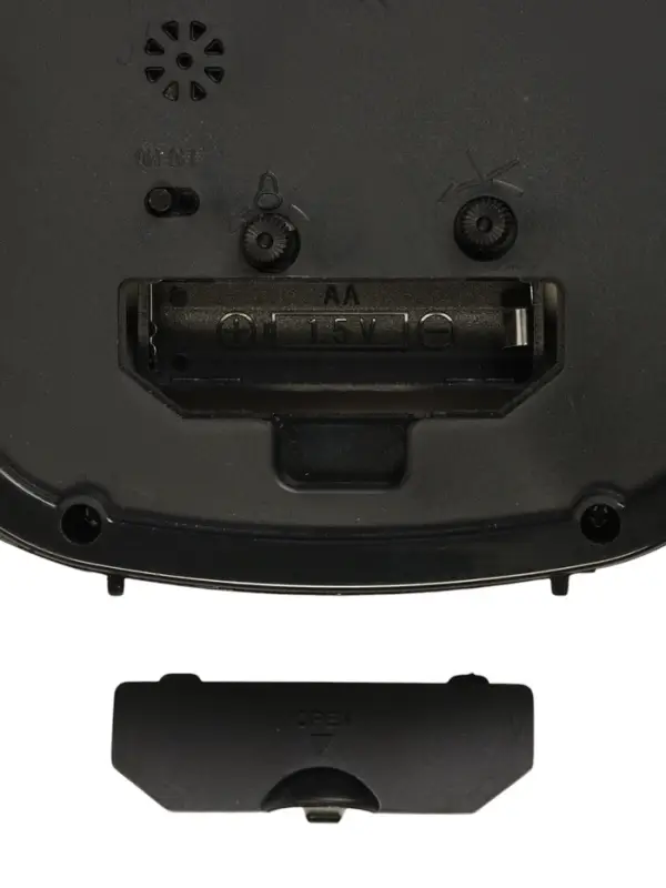 Будильник-часы настольные &laquo;Классика&raquo;, 12.5&times;10.5 см, от батарейки АА, чёрный