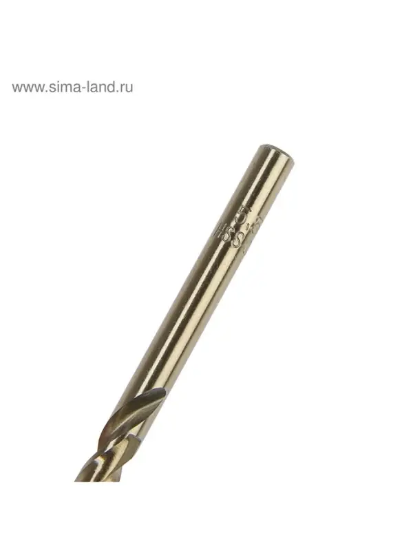 Сверло по металлу ТУНДРА, HSS-Co (5% кобальта), цилиндрический хвостовик, 5.5 мм