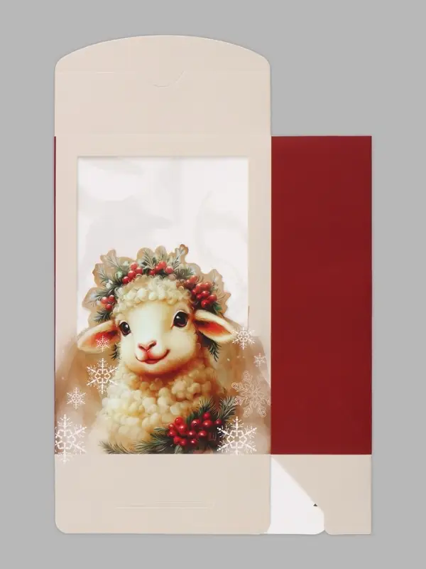 Коробка подарочная, самосборная &laquo;Козочка&raquo;, 15&times;7&times;22 см