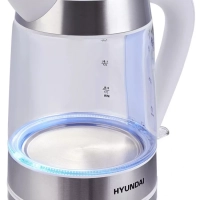 Чайник HYK-G3606 1,7л 2200Вт белый (стекло)