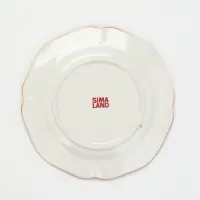 Чайная пара &laquo;Розовый сад&raquo;: кружка 280 мл, блюдце d=16 см, ручная работа