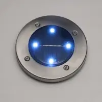 Садовый светильник на солнечной батарее, 4 LED, свечение белое
