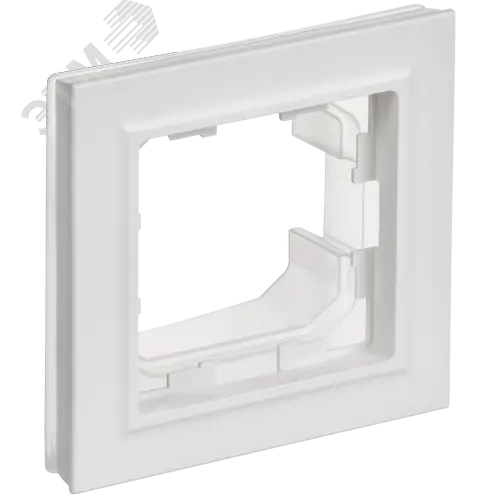 BRITE Рамка 1-местная IP44 РУ-1-БрАБ-44 арктический белый IEK