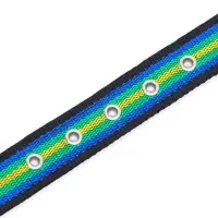 Ошейник четырехслойный, 50&times;3 см, разноцветный