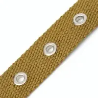 Брезентовый ошейник, 58&times;2.5 см, однослойный, цвет песочный