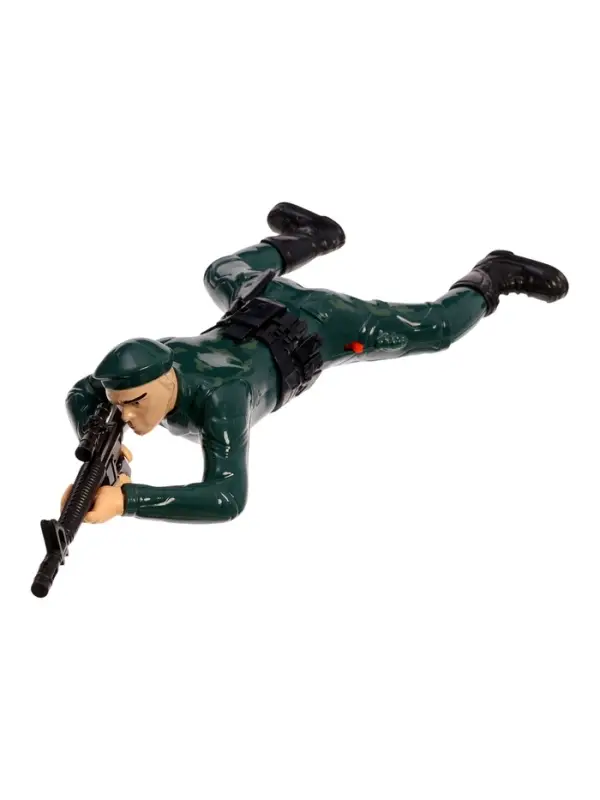 Фигурка солдатика &laquo;Пехотинец&raquo;, ползает, световые и звуковые эффекты, МИКС