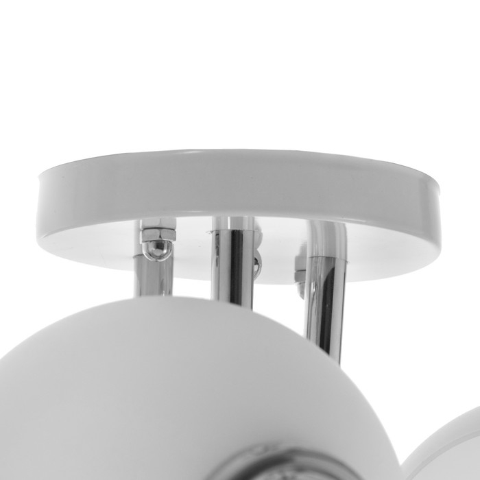 Люстра 2717/6 E27 40Вт бело-хромовый 70х70х25 см BayerLux Люстра 2717/6 E27 40Вт бело-хромовый 70х70х25 см BayerLux