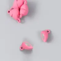 Замок магнитный металл "Сердечко" розовый матовый 2 шт 1,2х1,2 см Замок магнитный металл "Сердечко" розовый матовый 2 шт 1,2х1,2 см