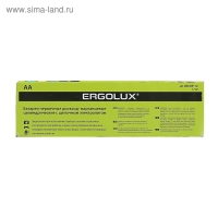 Батарейка алкалиновая Ergolux, AA, LR6-12BOX (LR6 BP-12), 1.5В, набор 12 шт.