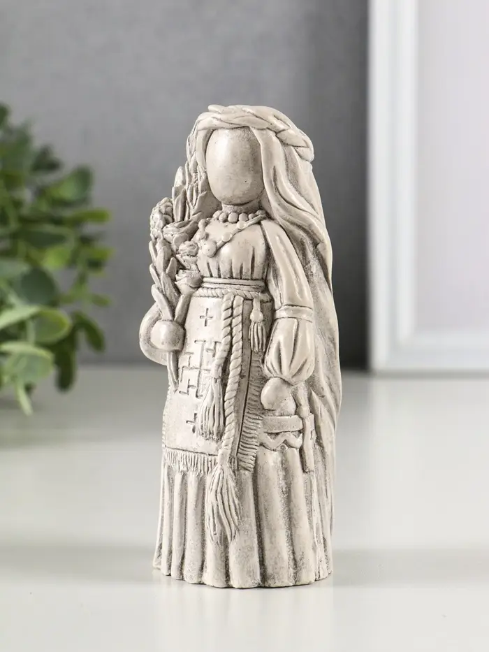 Фигура гипс "Лесная Берегиня" 13х6 см, под камень Фигура гипс "Лесная Берегиня" 13х6 см, под камень