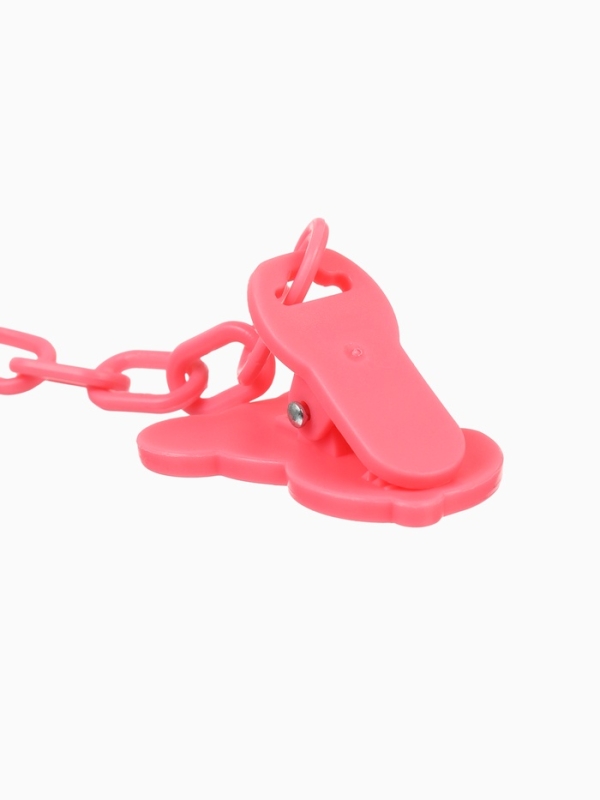 Пустышка классическая, с держателем, +0мес., цвет розовый Пустышка классическая, с держателем, +0мес., цвет розовый