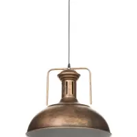 Светильник подвесной BayerLux William, 1&times;40 Вт, Е27, золотисто-чёрный, 40&times;40&times;35-100 см