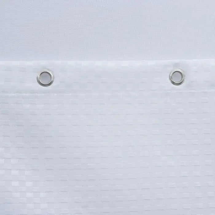 Штора для ванной &laquo;Ла Каса&raquo;, с люверсами, 180&times;180 см, полиэстер, белая