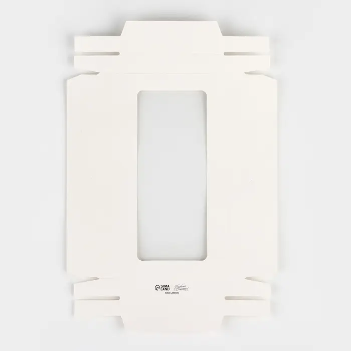 Коробка для шоколада «Белая», с окном, 16.4 х 8.4 х 1.7 см Коробка для шоколада «Белая», с окном, 16.4 х 8.4 х 1.7 см