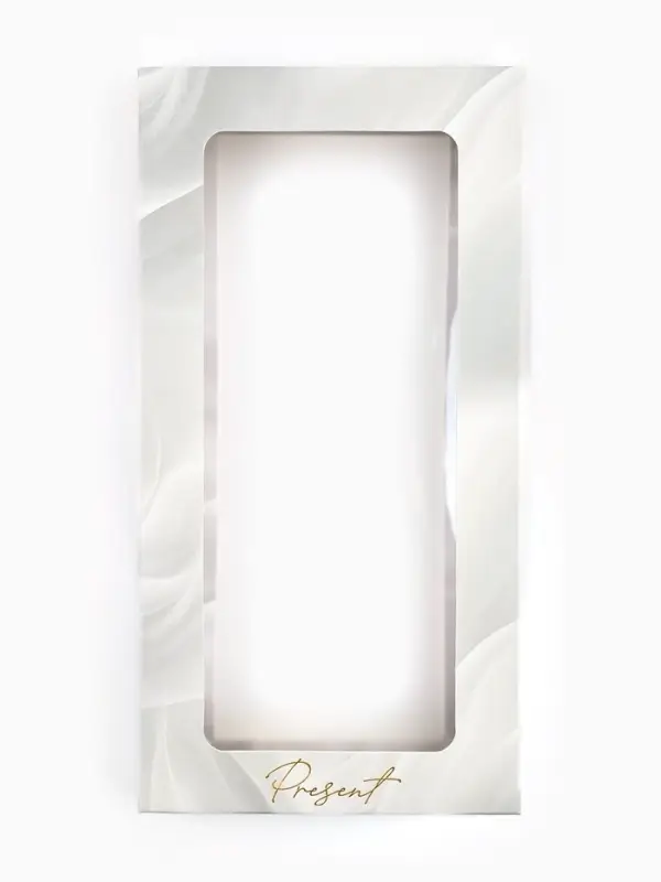 Коробка для шоколада &laquo;Нежность&raquo;, с окном, 9.4 х 1.7 х 18.4 см