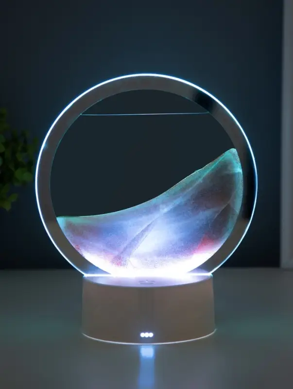 Светильник настольный СТАРТ Sands, LED, 10 Вт, USB, 16&times;16&times;20 см, 3хAA, оранжевый