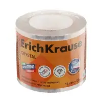 Набор из клейких лент ErichKrause Crystal, 12 мм &times; 33 м, повышенная прозрачность