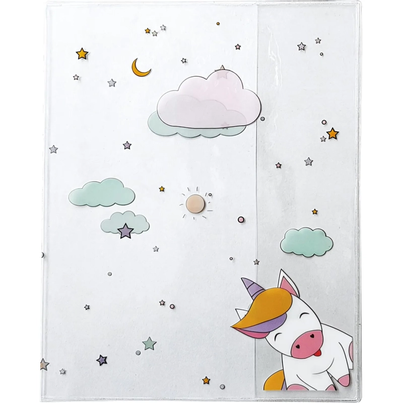 Набор обложек д/тетради, BeSmart, 345х213мм,3шт/наб, ПВХ/150 мкм. Magic