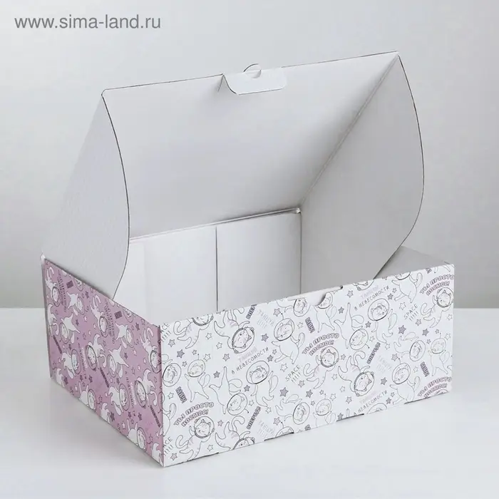 Коробка‒пенал, упаковка подарочная, &laquo;Ты просто космос&raquo;, 30&times;23&times;12 см