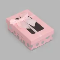 Набор подарочных коробок 3 в 1, прямоугольные с окном 23&times;16&times;9.5 21&times;14&times;8.0 19&times;12&times;6.5 см