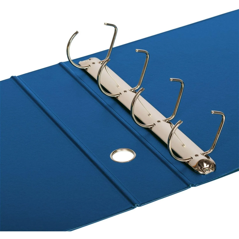 Папка на 4-х кольцах 50мм  синяя Россия