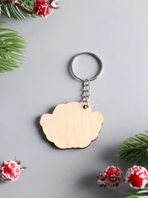 Брелок новогодний 2026 «Здоровья», размер брелока 4.5×3.5 см