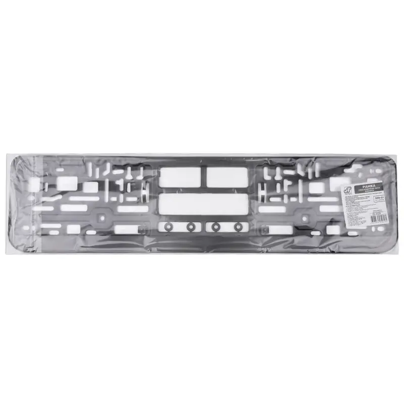 Рамка под номерной знак книжка (черная) JT JRN-01