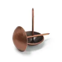 Гвозди ТУНДРА, декоративные, обивочные, 25&times;39 мм, медь, 100 шт.