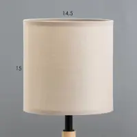 Лампа настольная RISALUX &laquo;Ева&raquo;, Е14, 40 Вт, бежевая, 15&times;15&times;31 см
