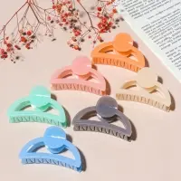 Крабик для волос &laquo;Глянец&raquo;, дуга круг люкс, 9 см, МИКС