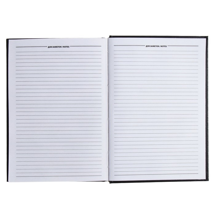 Ежедневник полудатированный на 4 года А5, 192 листа, обложка бумвинил, чёрный Ежедневник полудатированный на 4 года А5, 192 листа, обложка бумвинил, чёрный