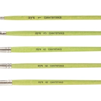 Набор кистей ZOO,5шт.СИНТЕТИКА(круглые№1,3,5;плоские№6,8)33С 2187-08