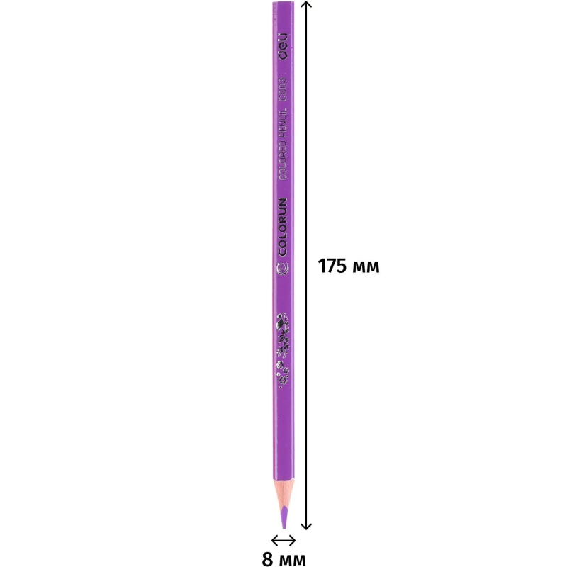 Карандаши цветные Deli ColoRun тополь 36 цв/наб EC00330