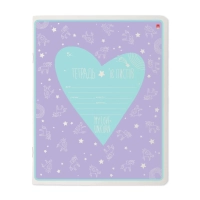 Тетрадь школьная А5,18л,клетка,MY LOVE,5диз,10шт/уп,7-18-1155/1