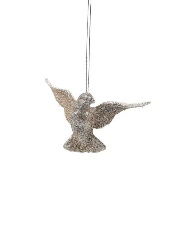 Ёлочное украшение «Праздничное сияние» голубка, 8×11 см, золото Ёлочное украшение «Праздничное сияние» голубка, 8×11 см, золото