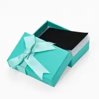 Набор короборчек подарочных 6 шт.  под набор &laquo;Тиффани&raquo; с крупным бантом, 5&times;8&times;2.5,цв тиффани (1031990