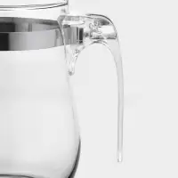 Чайник заварочный Magistro &laquo;Шейди&raquo;, 500 мл, с металлическим ситом и крышкой, боросиликатное стекло, прозрачный