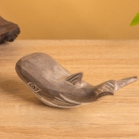 Сувенир «Кит», 14×5×5 см, дерево