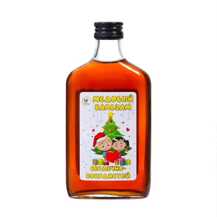 Новогодний медовый бальзам алтайский Сердечно-сосудистый Vitamuno, 250 мл Новогодний медовый бальзам алтайский Сердечно-сосудистый Vitamuno, 250 мл