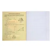 Предметная тетрадь по геометрии Calligrata &laquo;Пиксели&raquo;, 36 листов, в клетку, со справочным материалом, обложка из мелованного картона