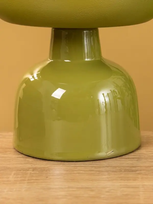 Подсвечник на 1 свечу "Авокадо" глянцевый 10х10х9 см