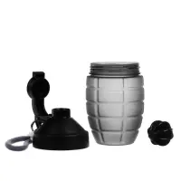 Шейкер спортивный &laquo;Граната&raquo;, 600 мл, 18&times;12 см, черный