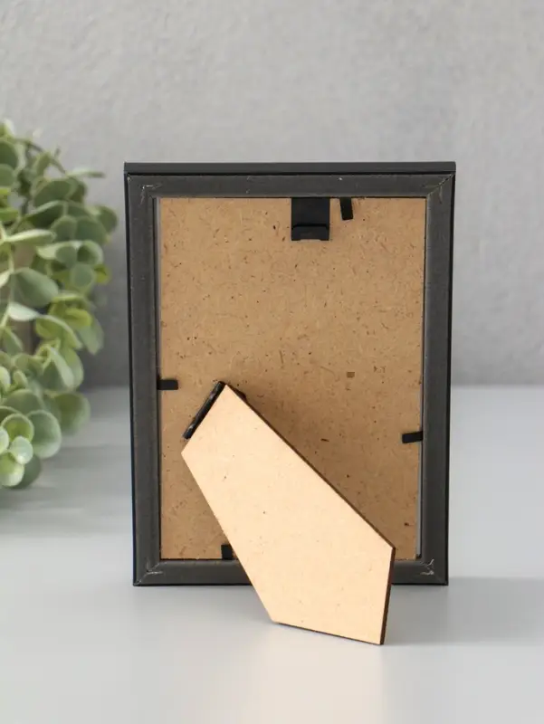 Фоторамка для фото 10х15 см "Oframe", пластик, чёрный, (пластик экран)