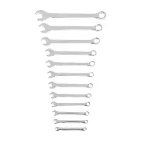 Набор ключей комбинированных в холдере ТУНДРА, CrV, зеркальные, 6 - 22 мм, 12 шт.