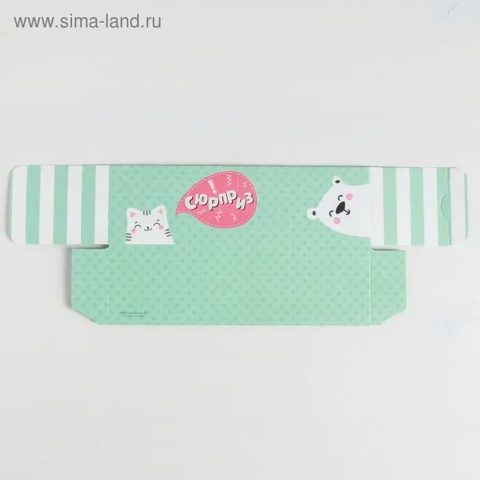 Коробка для макарун кондитерская, упаковка «Сюрприз», 18 х 5,5 х 5,5 см Коробка для макарун кондитерская, упаковка «Сюрприз», 18 х 5,5 х 5,5 см
