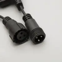 Гирлянда &laquo;Занавес&raquo; 2&times;6 м, IP44, УМС, тёмная нить, 1440 LED, свечение белое, мерцание, 220 В