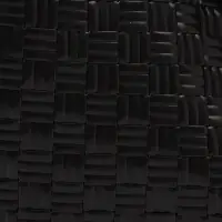 Сумка плетёная пластиковая, 23&times;11&times;30 см, чёрная