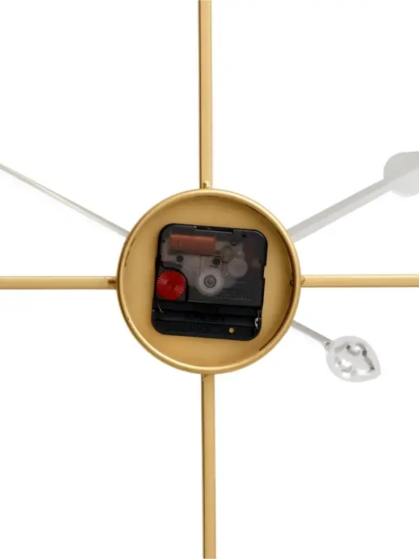 Часы настенные интерьерные, серия: Лофт, бесшумные, плавный ход, d=60 см, золотистые, от батарейки 1&times;АА