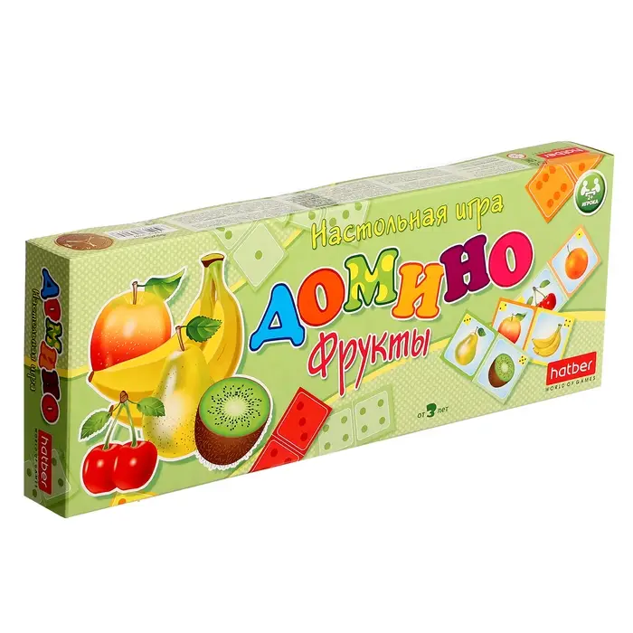 Настольная игра &laquo;Домино. Фрукты&raquo;, 28 карточек, от 2 игроков, 3+