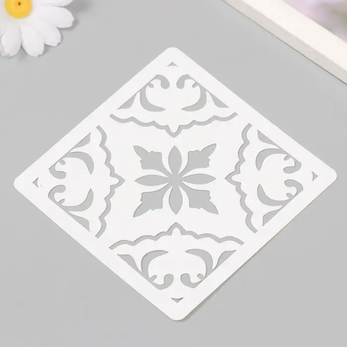 Трафарет плитка 11х11 см Трафарет плитка 11х11 см